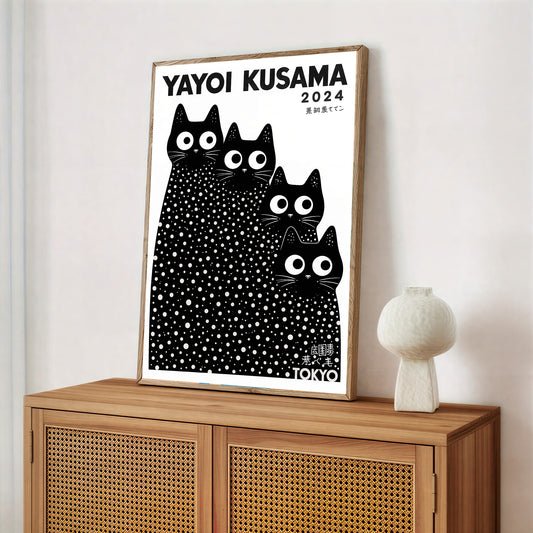 Yayoi Kusama Cats Prints