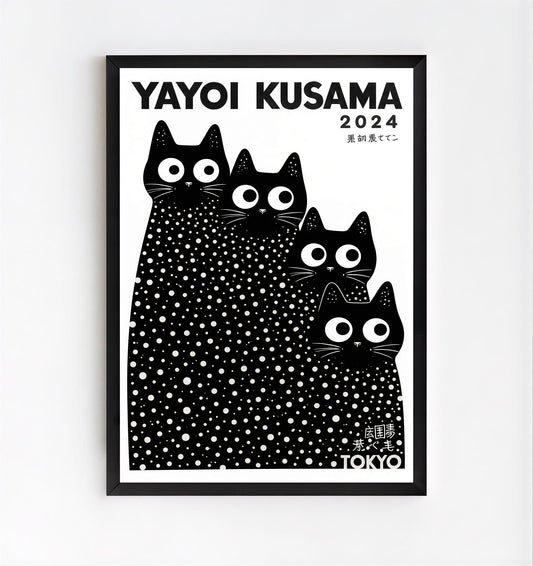 Yayoi Kusama Cats Prints